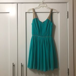 Turquoise dress by Erin